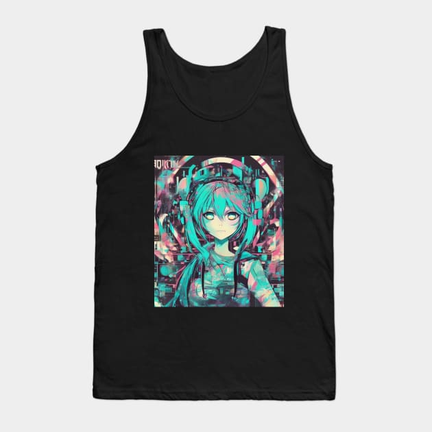 Hatsune Miku Cyber Design Tank Top by Prossori